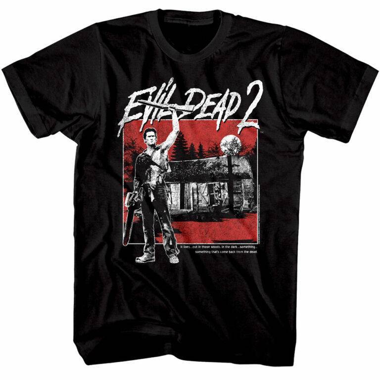 Evil Dead 2 Haunted Cabin in the Woods Men’s T Shirt