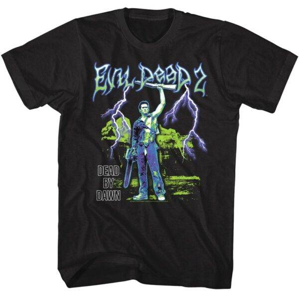 Evil Dead 2 Lightning Strike Men’s T Shirt