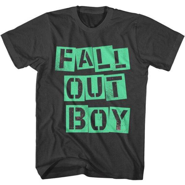 Fall Out Boy Scrabble Logo Men’s T Shirt