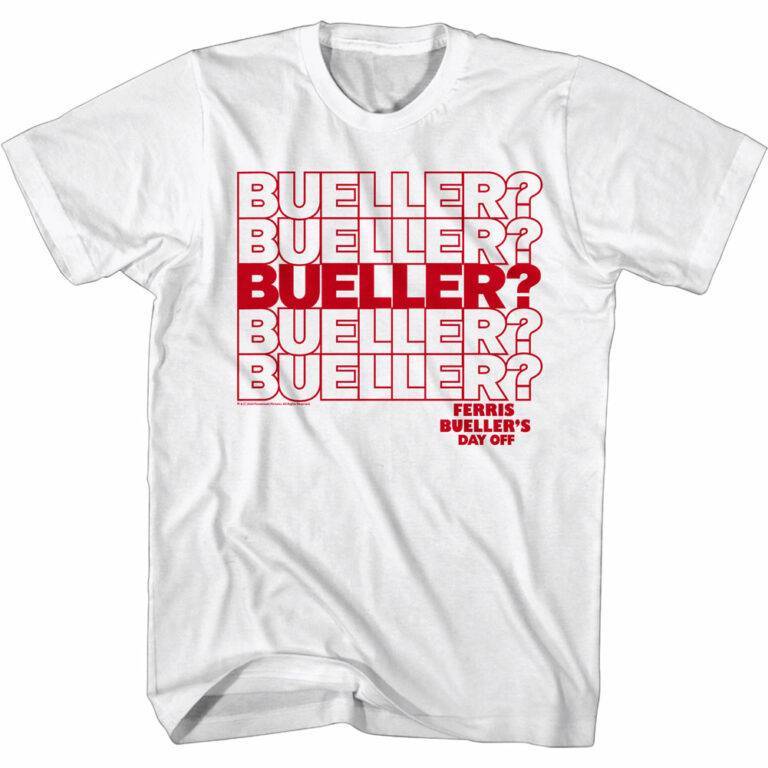 Ferris Bueller Bueller Anyone Men’s T Shirt