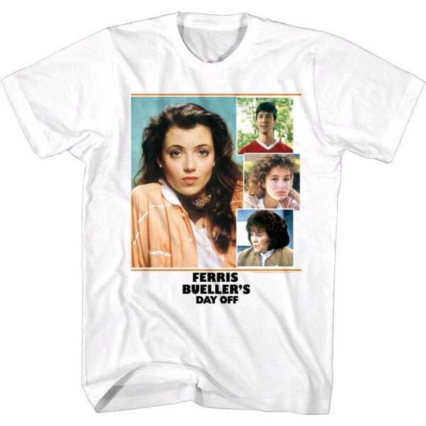 Ferris Bueller Cast Collage Men’s T Shirt