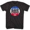 Ferris Bueller SAVE FERRIS Button Men’s T Shirt