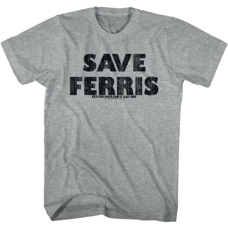 Ferris Bueller’s Day Off SAVE FERRIS Men’s T Shirt