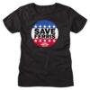 Ferris Bueller’s Day Off SAVE FERRIS Button Women’s T Shirt