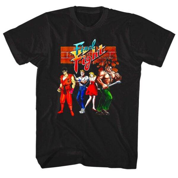 Final Fight 8Bit Characters Men’s T Shirt