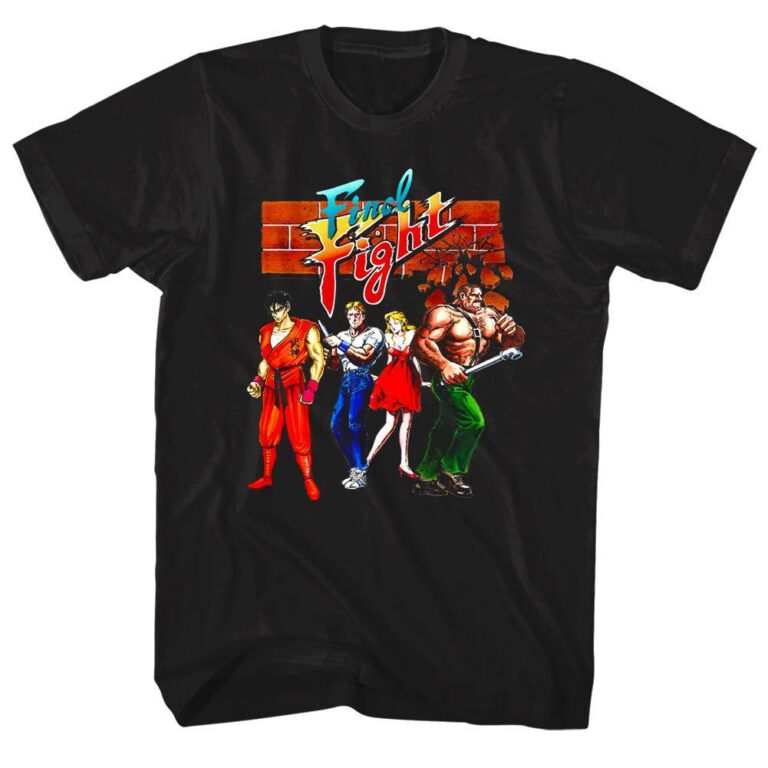 Final Fight 8Bit Characters Men’s T Shirt