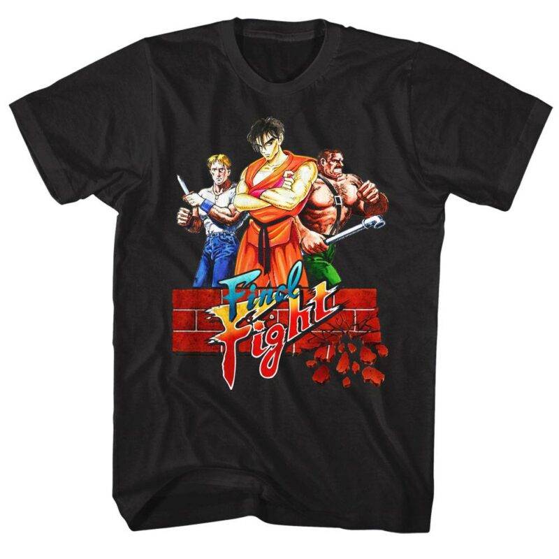 Final Fight Haggar Cody & Guy Men’s T Shirt