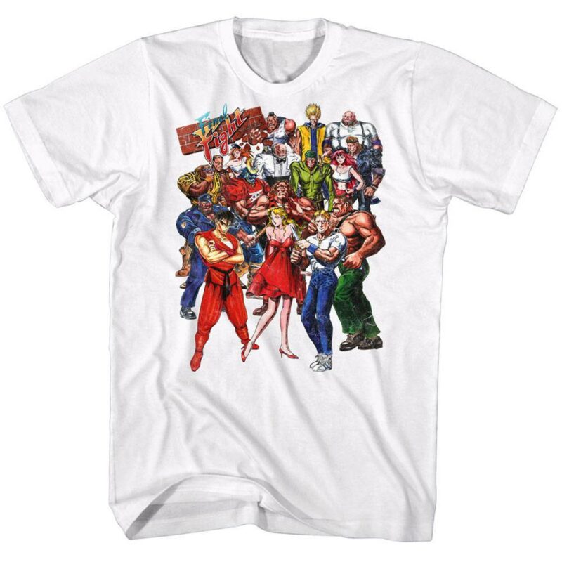 Final Fight Arcade Characters Men’s T Shirt