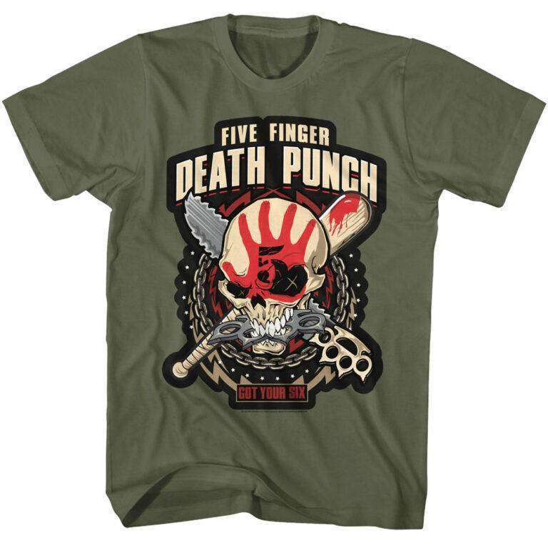 Five Finger Death Punch Got Your Six Men’s T Shirt