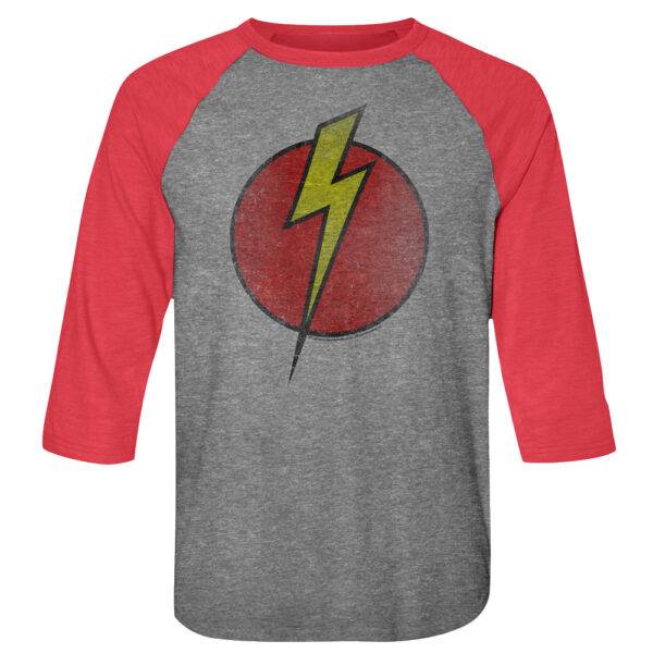 Flash Gordon Lightning Bolt Men's Raglan T Shirt