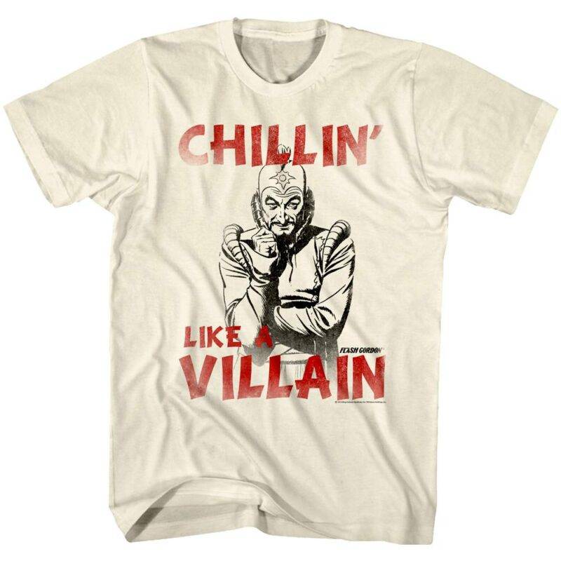 Ming the Merciless Chillin like a Villain Men’s T Shirt