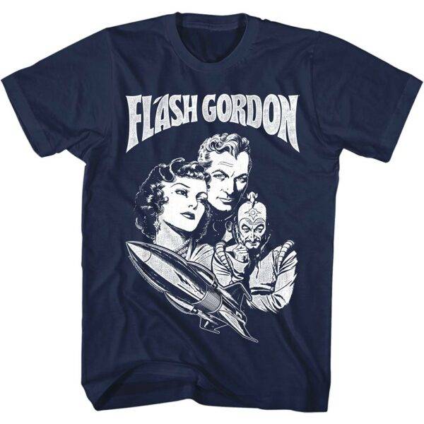 Flash Gordon Dale Arden & Ming Men’s T Shirt