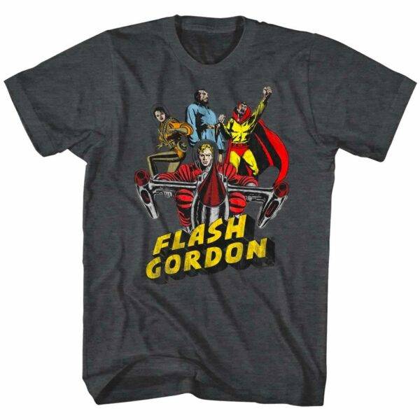 Flash Gordon Greatest Adventure Cast Men’s T Shirt