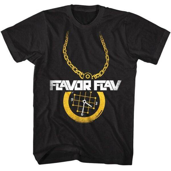 Flavor Flav Gold Chain Clock T-Shirt