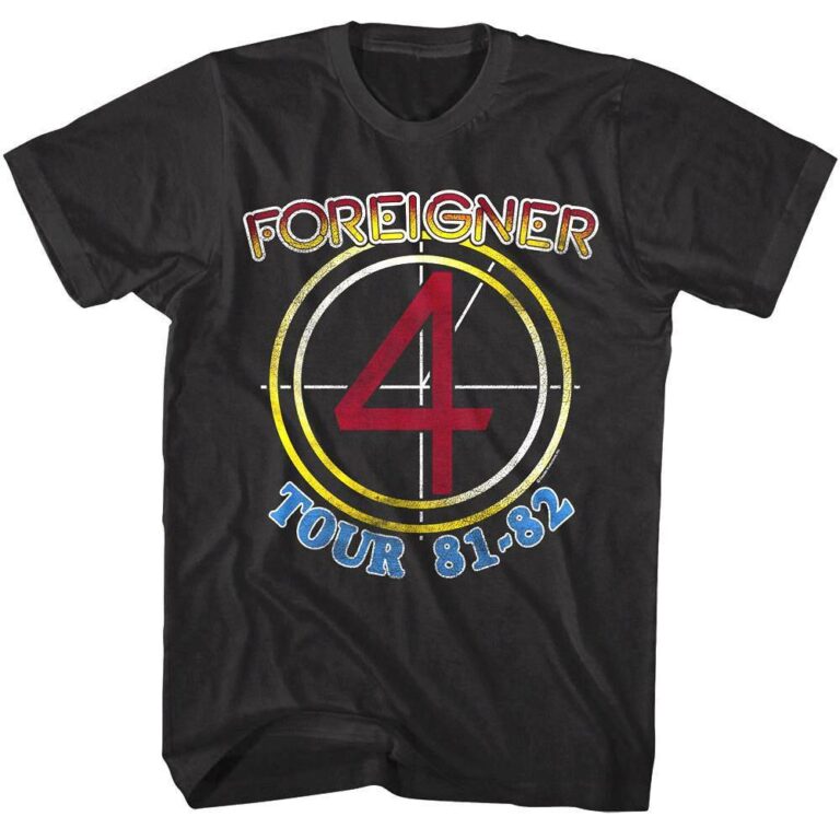 Foreigner 4 Tour 1981-82 Men’s T Shirt