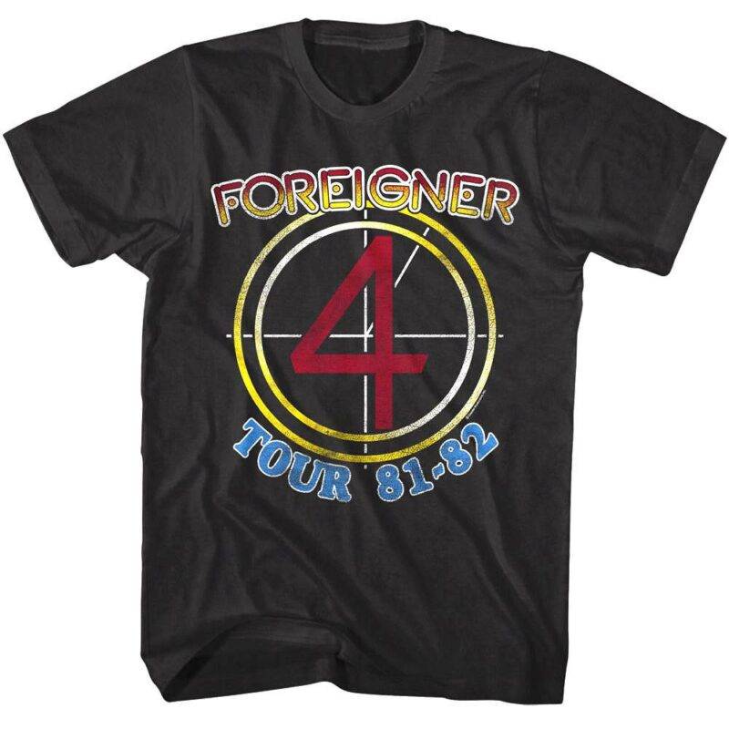 Foreigner 4 Tour 1981-82 Men’s T Shirt