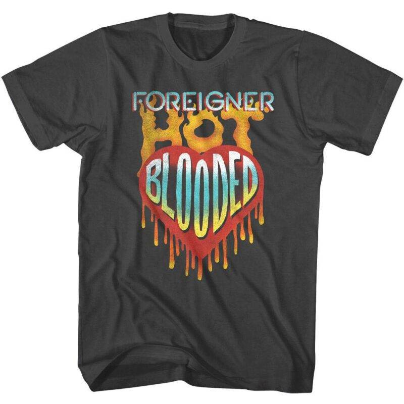 Foreigner Hot Blooded Men’s T Shirt