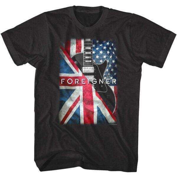 Foreigner British American Guitar Men’s T Shirt