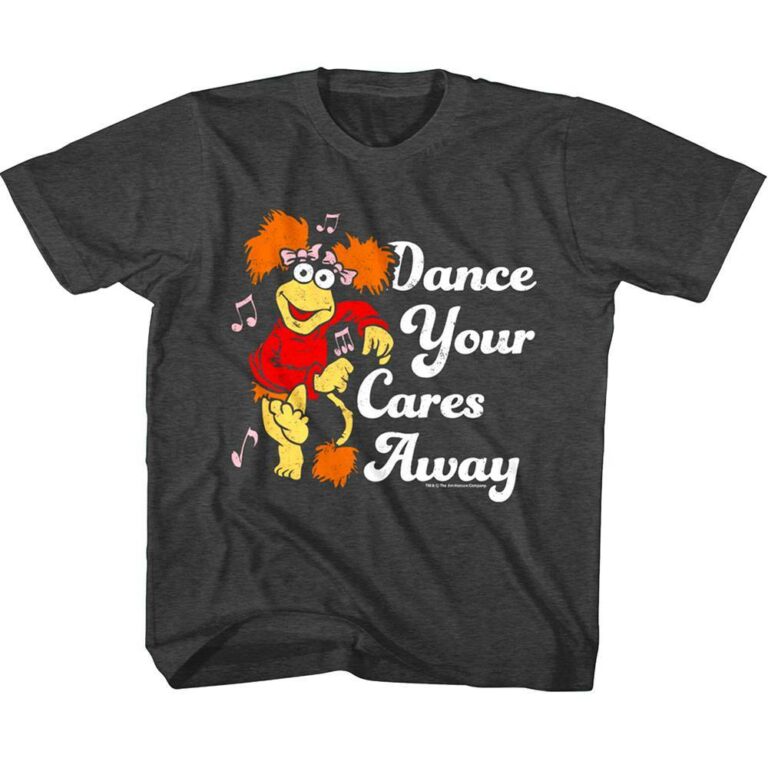 Fraggle Rock Dance Your Cares Away Kids T Shirt