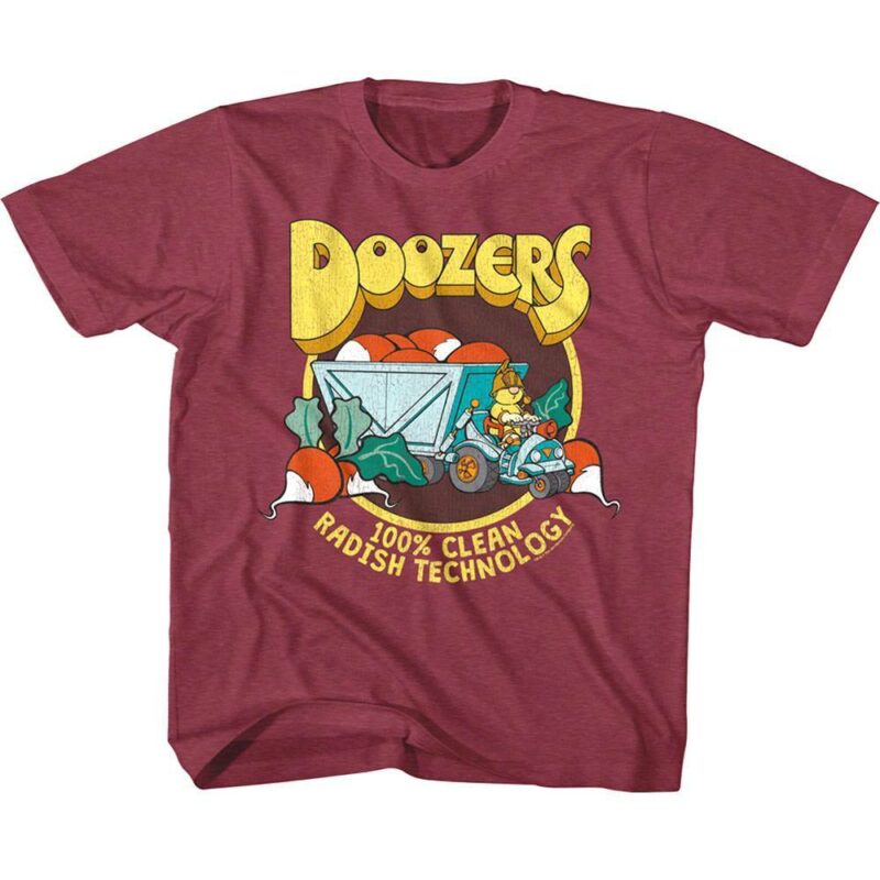 Fraggle Rock Doozers Radish Technology Kids T Shirt