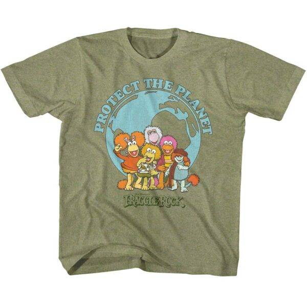 Fraggle Rock Protect The Planet Kids T Shirt