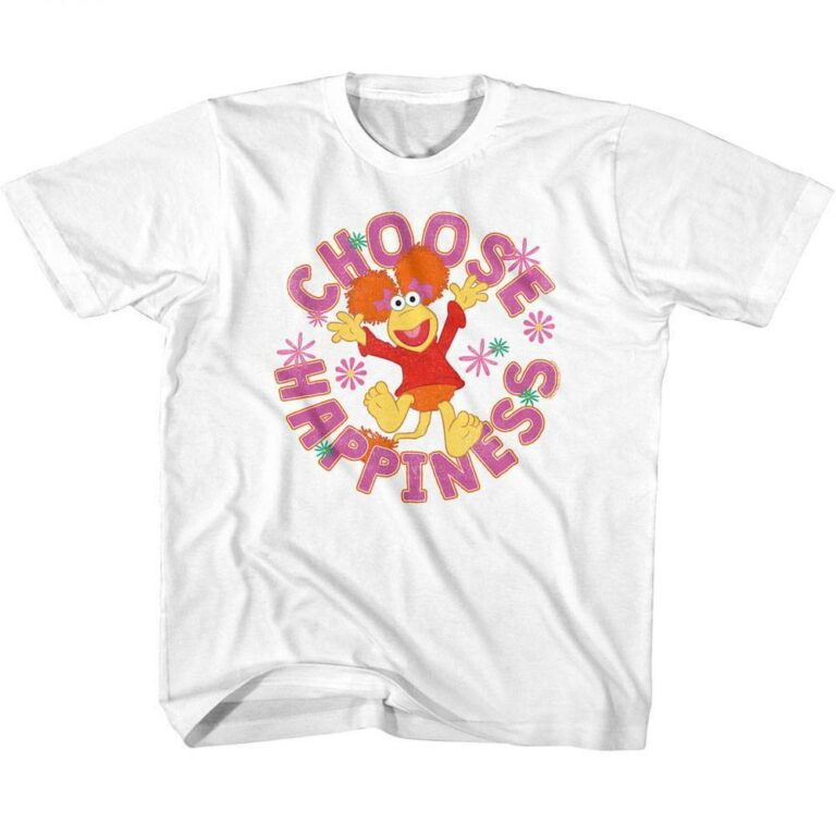 Fraggle Rock Choose Happiness Kids T Shirt