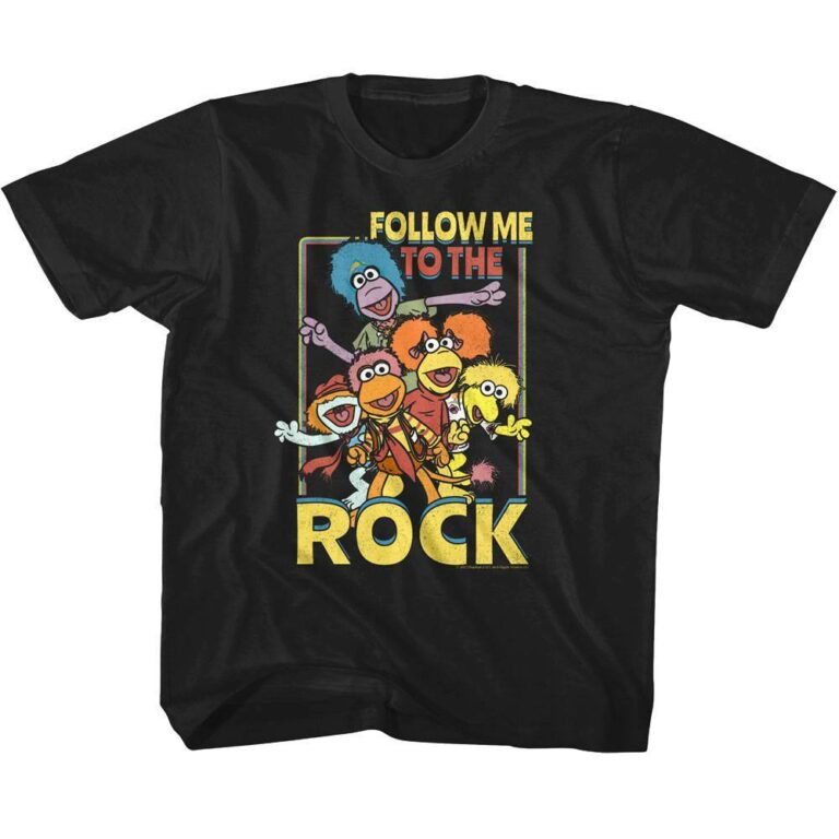 Fraggle Rock Follow Me to the Rock Kids T Shirt