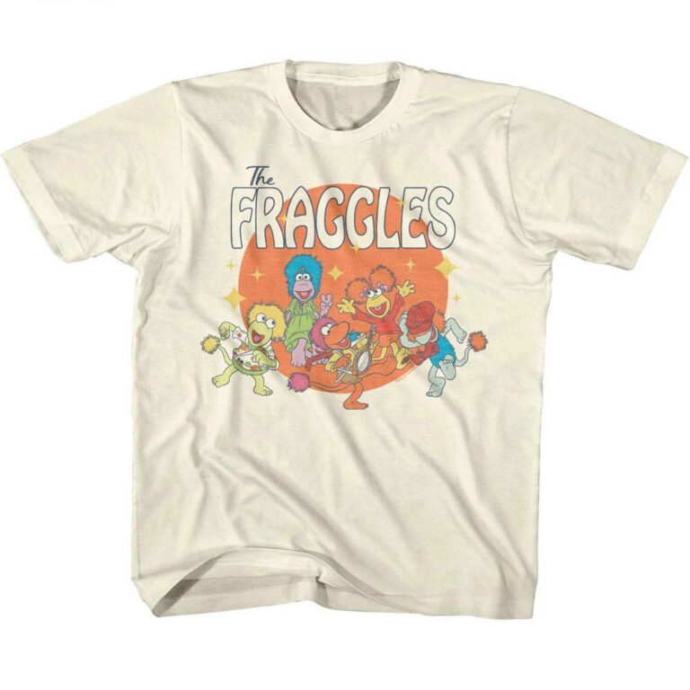 Fraggle Rock Sunset Sparkle Party Kids T Shirt