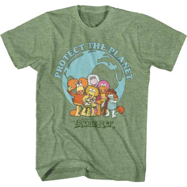 Fraggle Rock Protect The Planet Men’s T Shirt