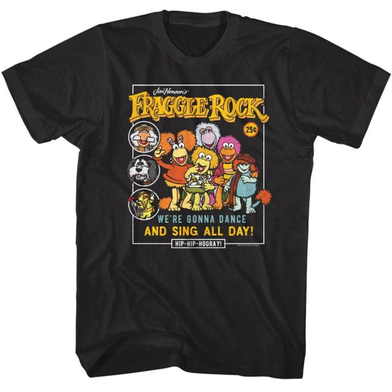 Fraggle Rock Hip-Hip Hooray Men’s T Shirt