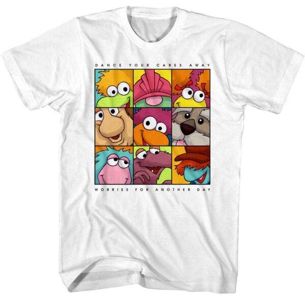 Fraggle Rock Face Cube Men’s T Shirt