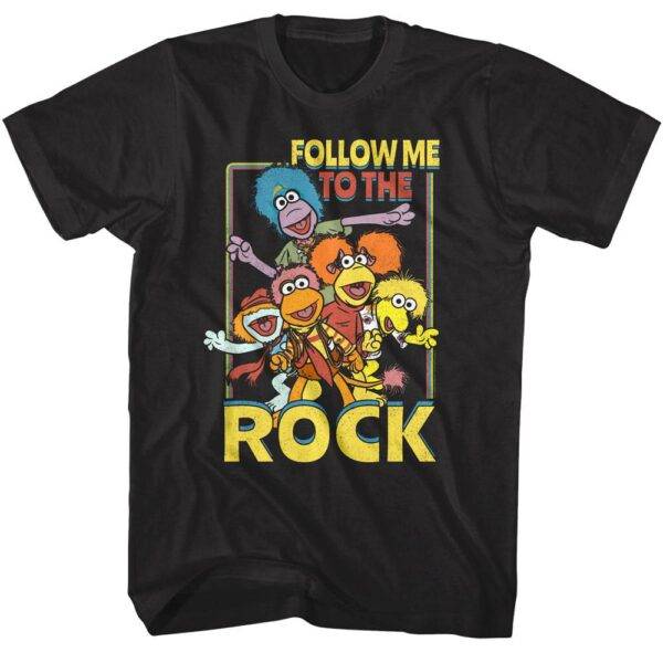 Fraggle Rock Follow Me to the Rock Men’s T Shirt