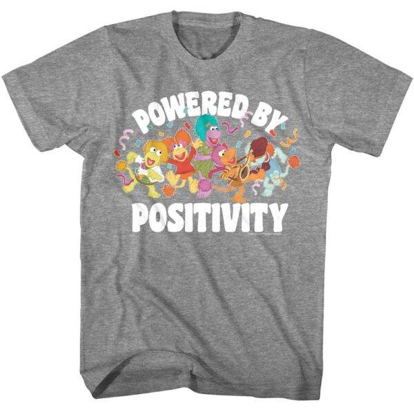 Fraggle Rock Powered by Positivity Men’s T Shirt