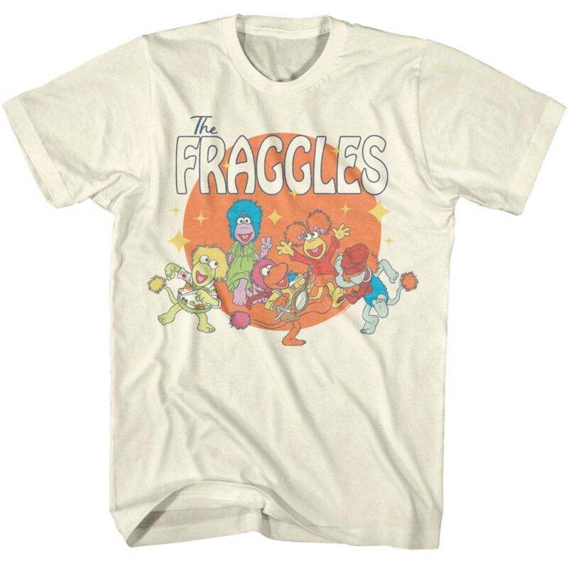 Fraggle Rock Sunset Sparkle Party Men’s T Shirt