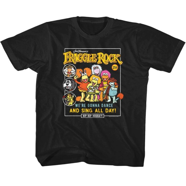 Fraggle Rock Hip-Hip Hooray Kids T Shirt