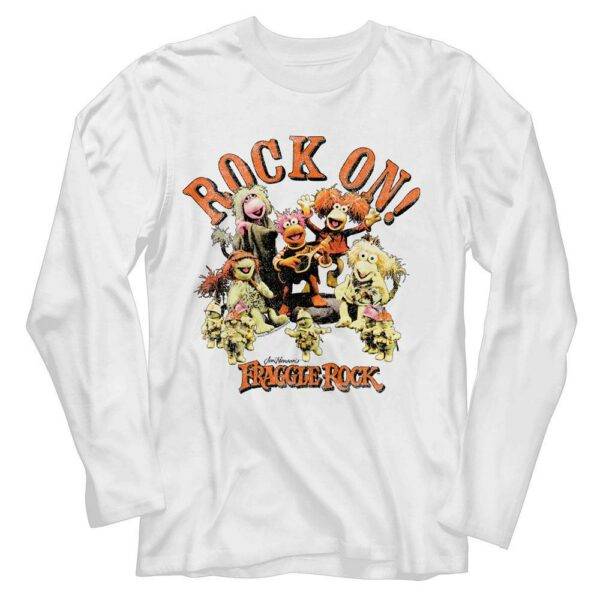 Fraggle Rock On Minstrel Band Long Sleeve T Shirt