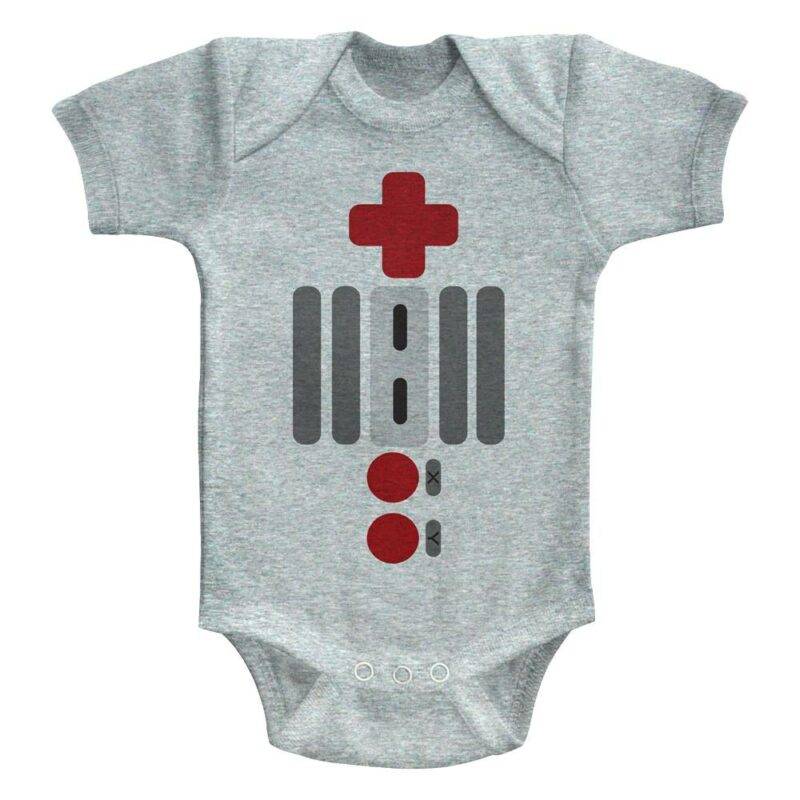 Gamer Society Nintendo NES Controller Baby Onesie