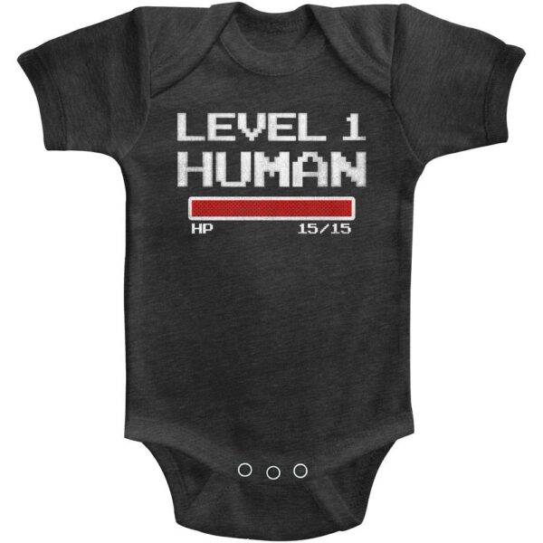 Gamer Society Level 1 Human Baby Onesie