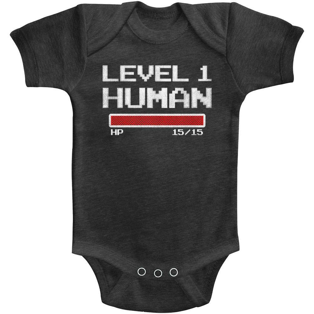 Gamer Society Level 1 Human Baby Onesie