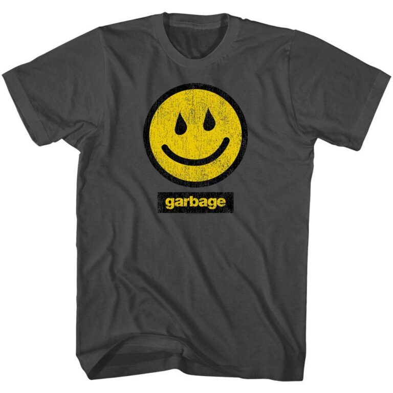 Garbage Happy When It Rains Men's T Shirt - Image 3