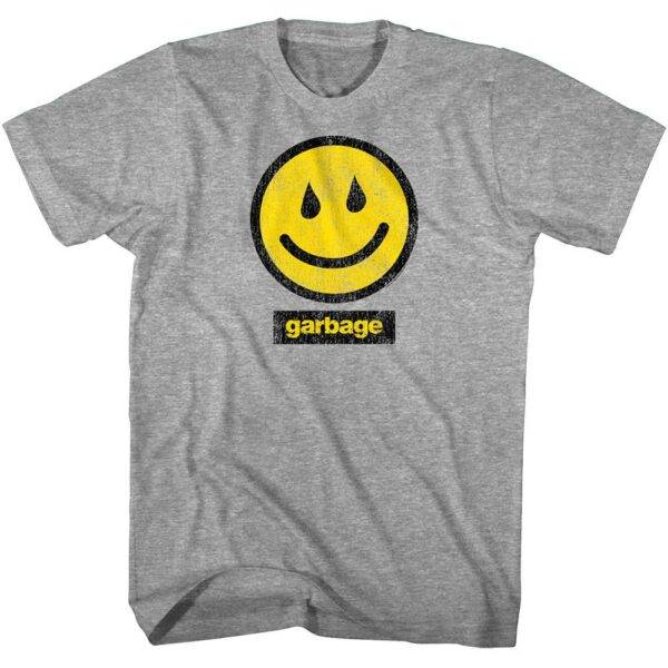 Garbage Rain Smiley Men’s T Shirt
