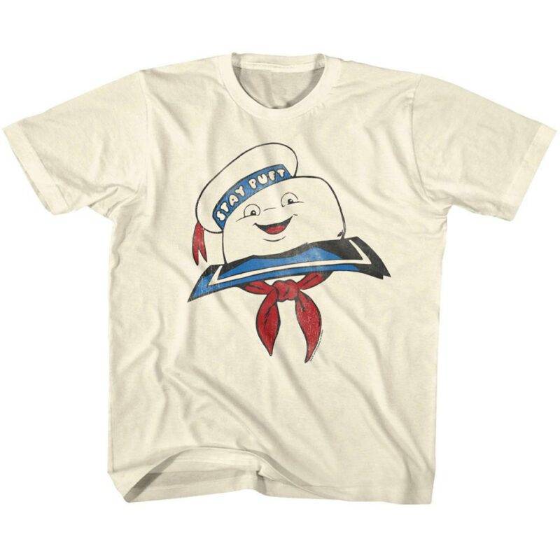 Ghostbusters Stay Puft Head Kids T Shirt