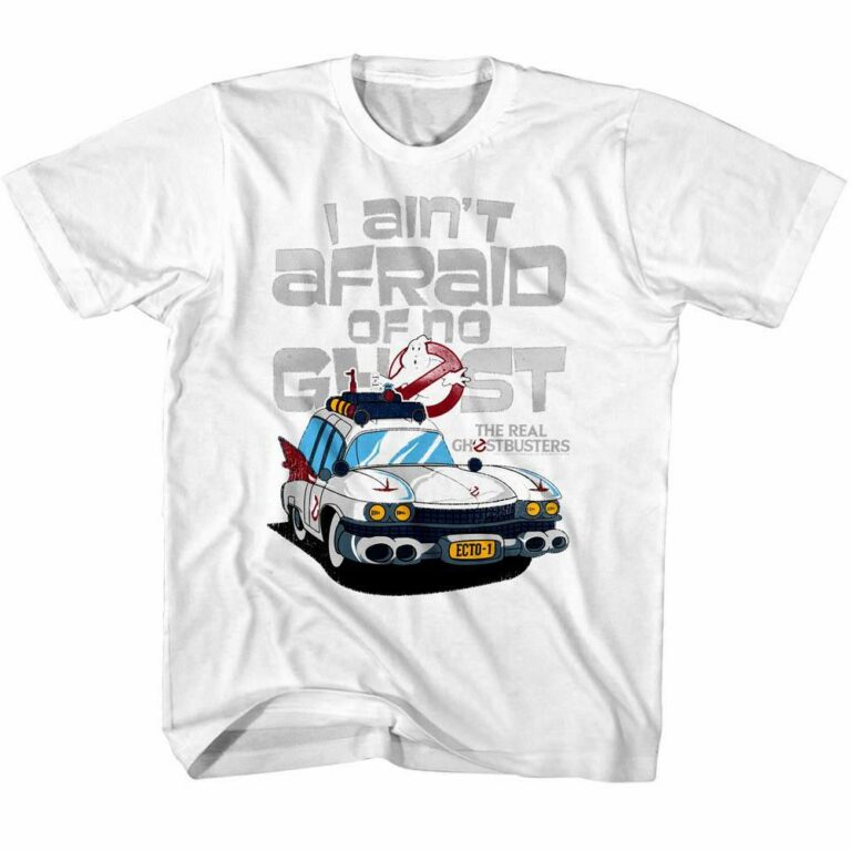 Ghostbusters Ain't Afraid of No Ghost Car Kids T Shirt