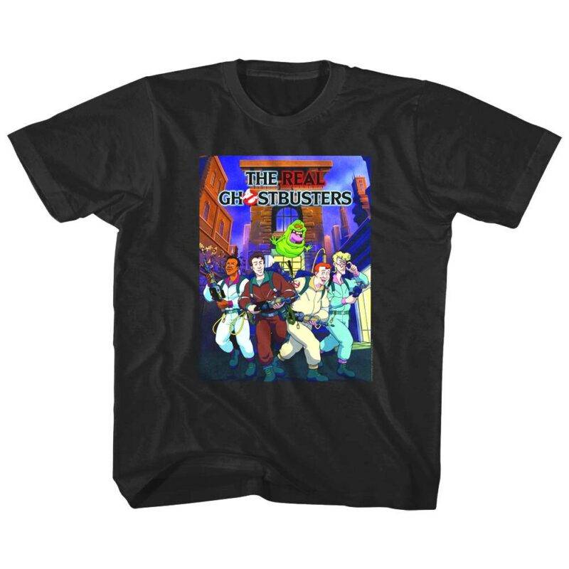 Ghostbusters Firehouse Squad Kids T Shirt