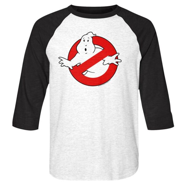 Ghostbusters No-Ghost Sign Men’s Raglan Shirt