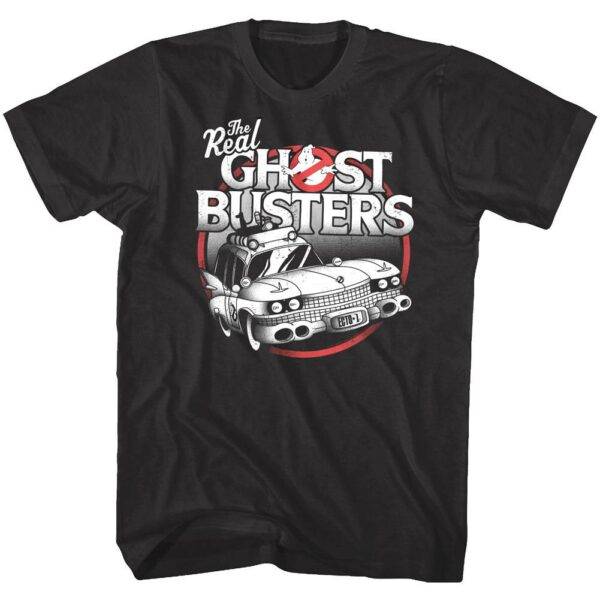 Ghostbusters ECTO1 Ectomobile Car Men’s T Shirt