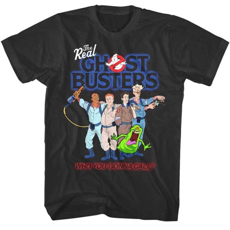 Ghostbusters Squad Who You Gonna Call Men’s T Shirt