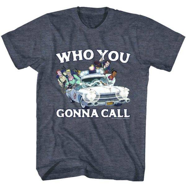 Ghostbusters Who You Gonna Call Car Men’s T Shirt