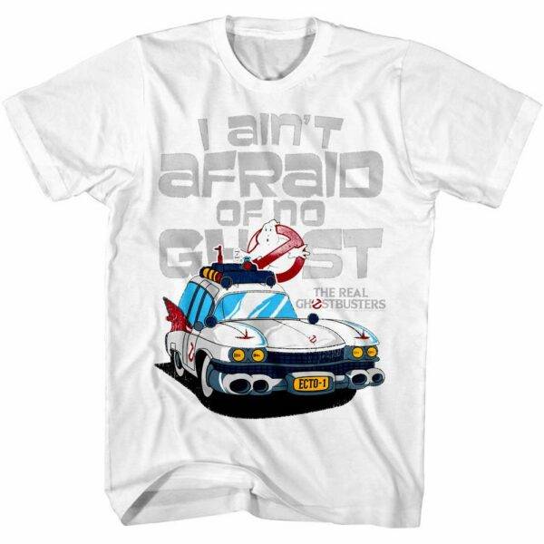 Ghostbusters Ain't Afraid of No Ghost Car Men's T Shirt