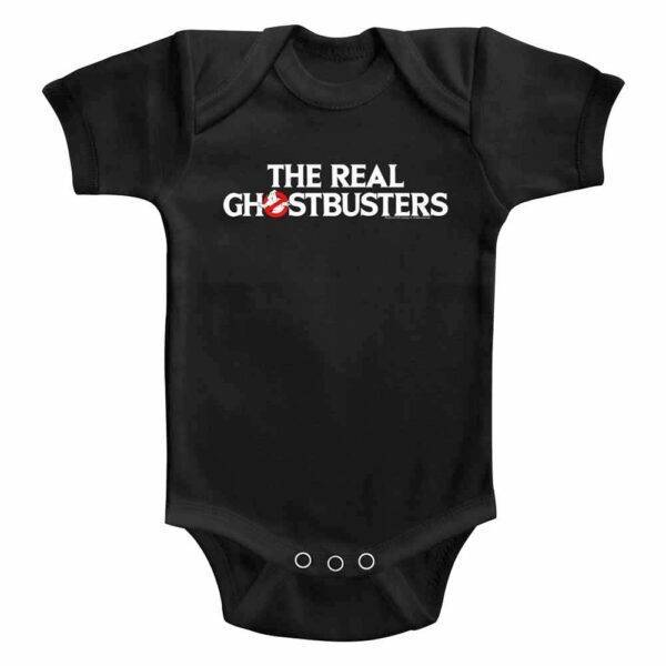 Real Ghostbusters Logo Baby Onesie